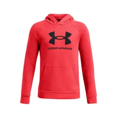 UNDER ARMOUR - Polerón UA Rival para niño Rojo