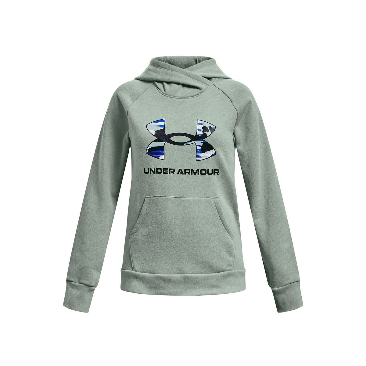 UNDER ARMOUR - Polerón UA Rival para niña Gris UNDER ARMOUR