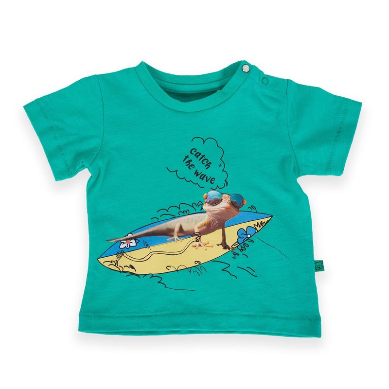PILLIN - Polera Bebé Niño Verde Pillin PILLIN