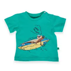 PILLIN - Polera Bebé Niño Verde