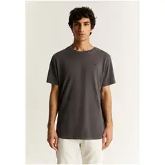 SCALPERS - Polera Lavada Calavera Darkgrey