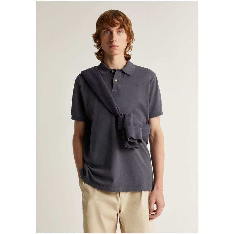 SCALPERS - Polo Básico Calavera Tono Darknavy