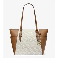 MICHAEL KORS - Cartera Charlotte Vainilla