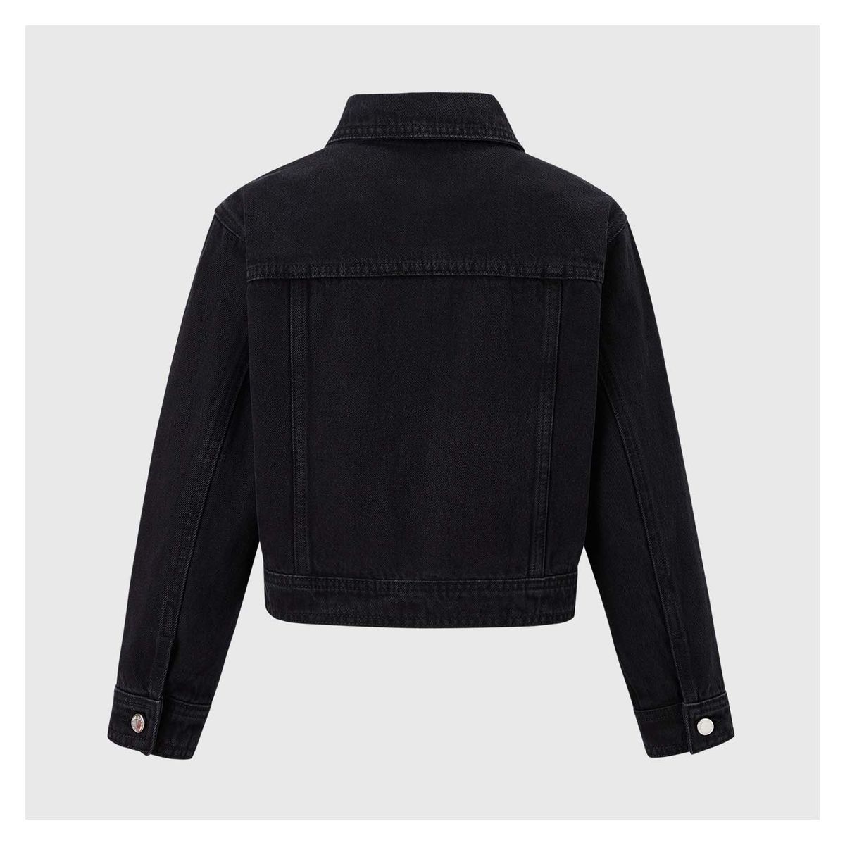 FASHION'S PARK - Chaqueta Niña Denim Negro Fashion's Park