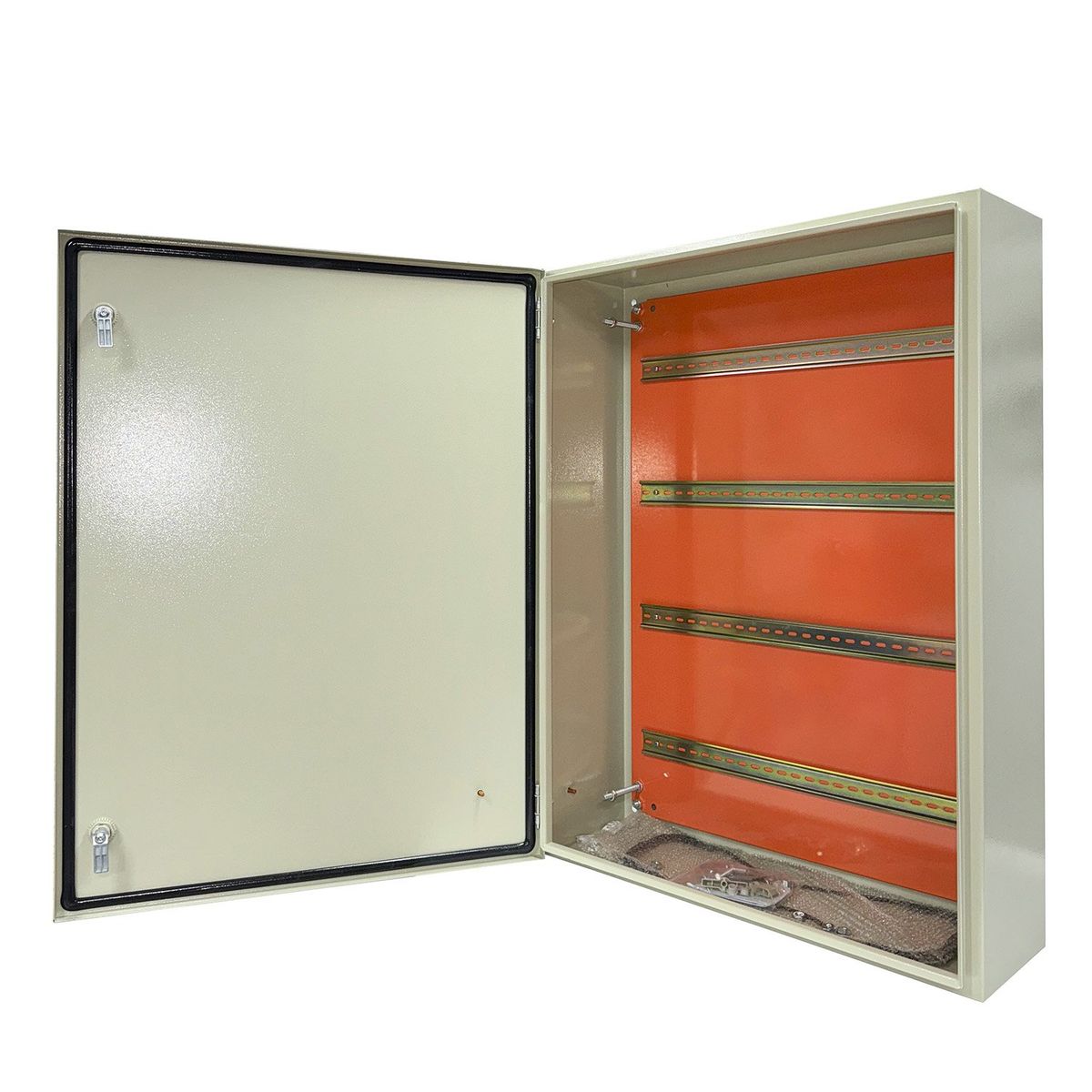 GENERICO - Gabinete Metálico Tablero electrico 800x600x200 de 1 puerta con Chasis