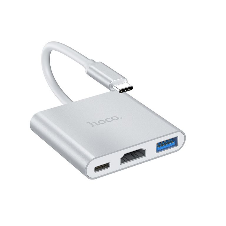 Adaptador HB14 USB-C a HDMI+ Usb