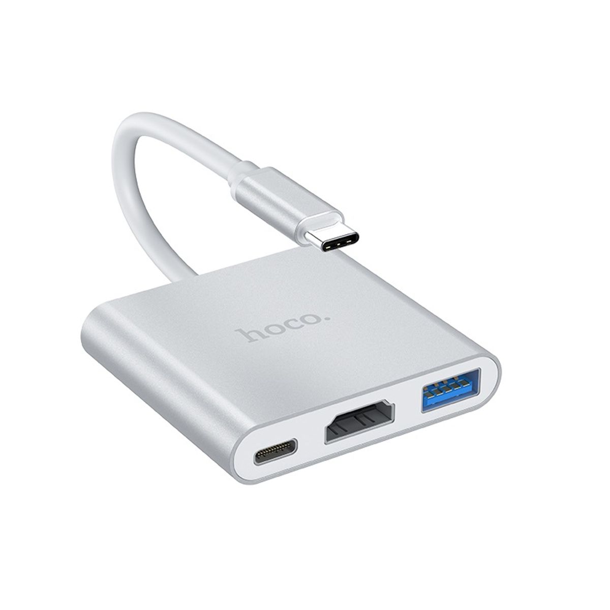 HOCO - Adaptador Hoco HB14 USB-C  a HDMI+ Usb