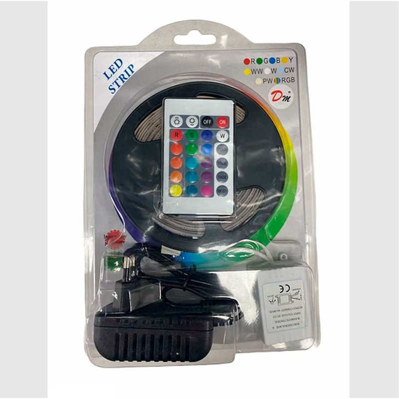 DM - TIRA LED DM 5MTS INTERIOR RGB