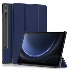 GENERICO - Funda Inteligente compatible con Samsung Galaxy Tab S9 FE Azul marino