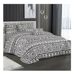 GENERICO - Cubrecama Quilt Verano 2 Plazas - Oxford Gris KFL229