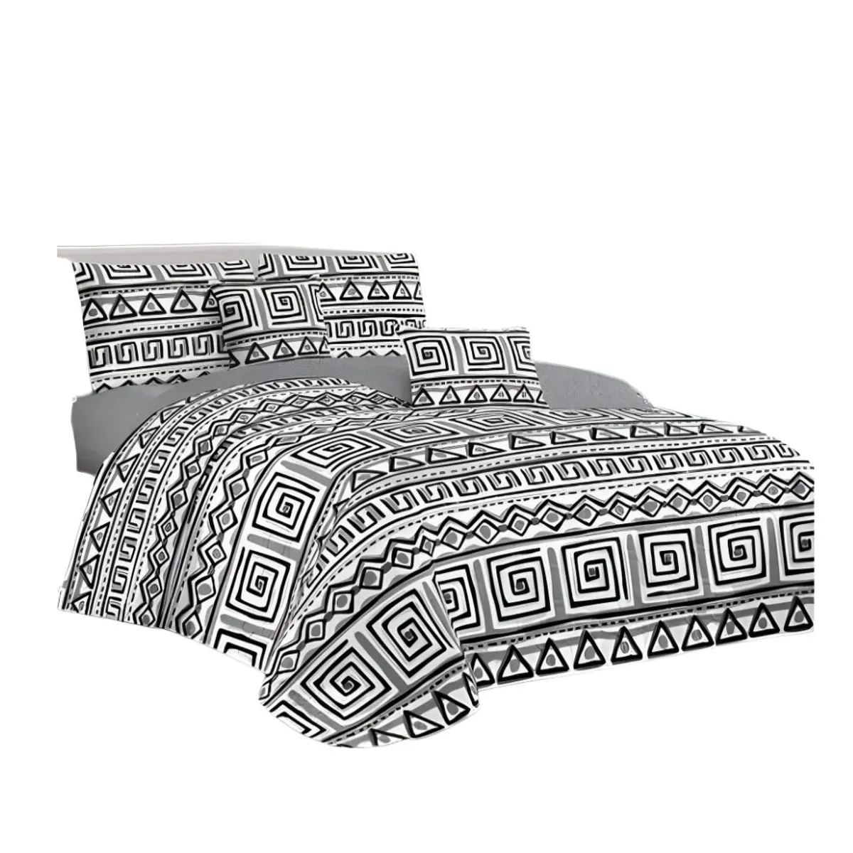 GENERICO - Cubrecama Quilt Verano 2 Plazas - Oxford Gris KFL229