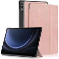 Funda Inteligente compatible con Samsung Galaxy Tab S9 FE+ Rosa Gold