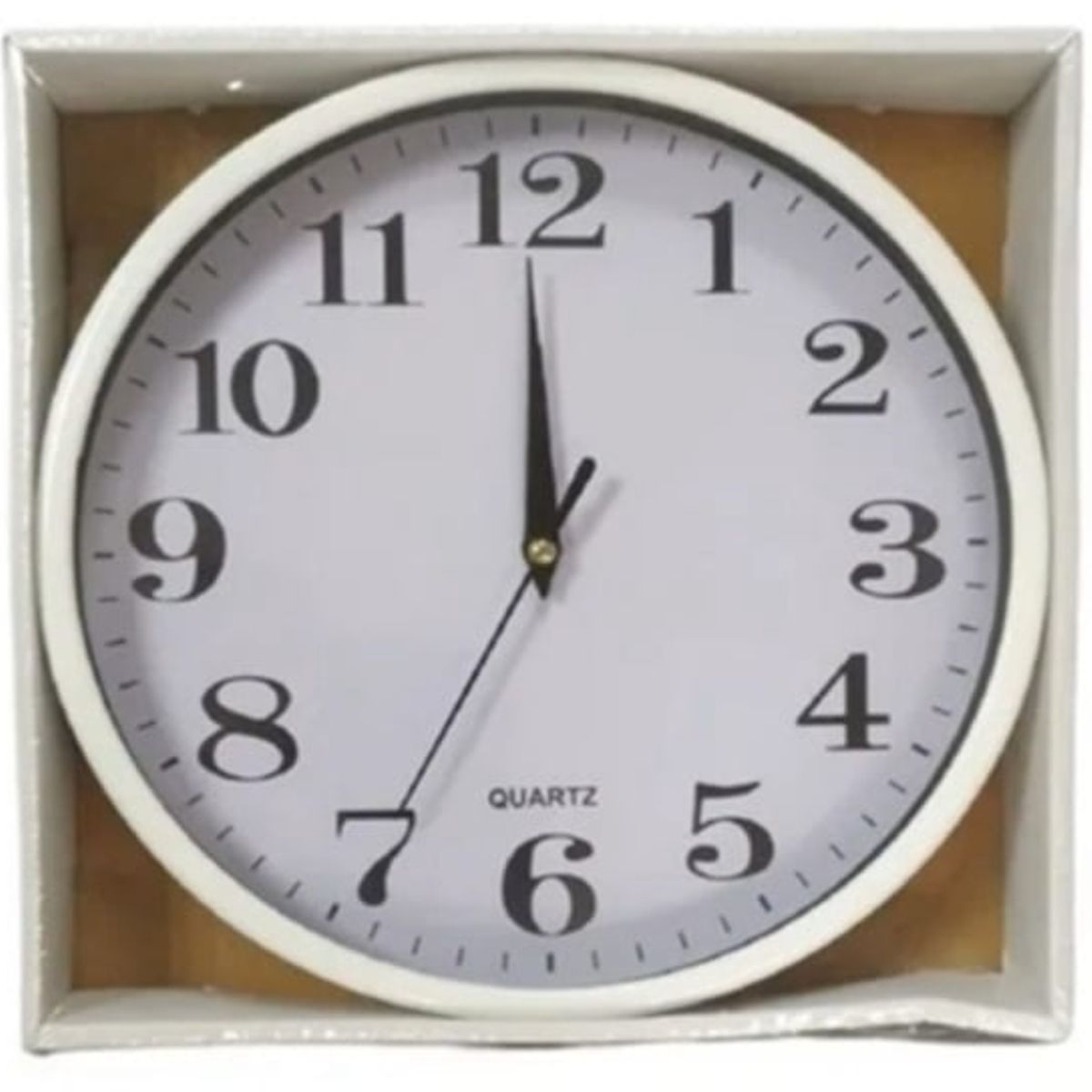 ANGELES DEL HOGAR - Reloj de Pared Decorativo Borde Blanco