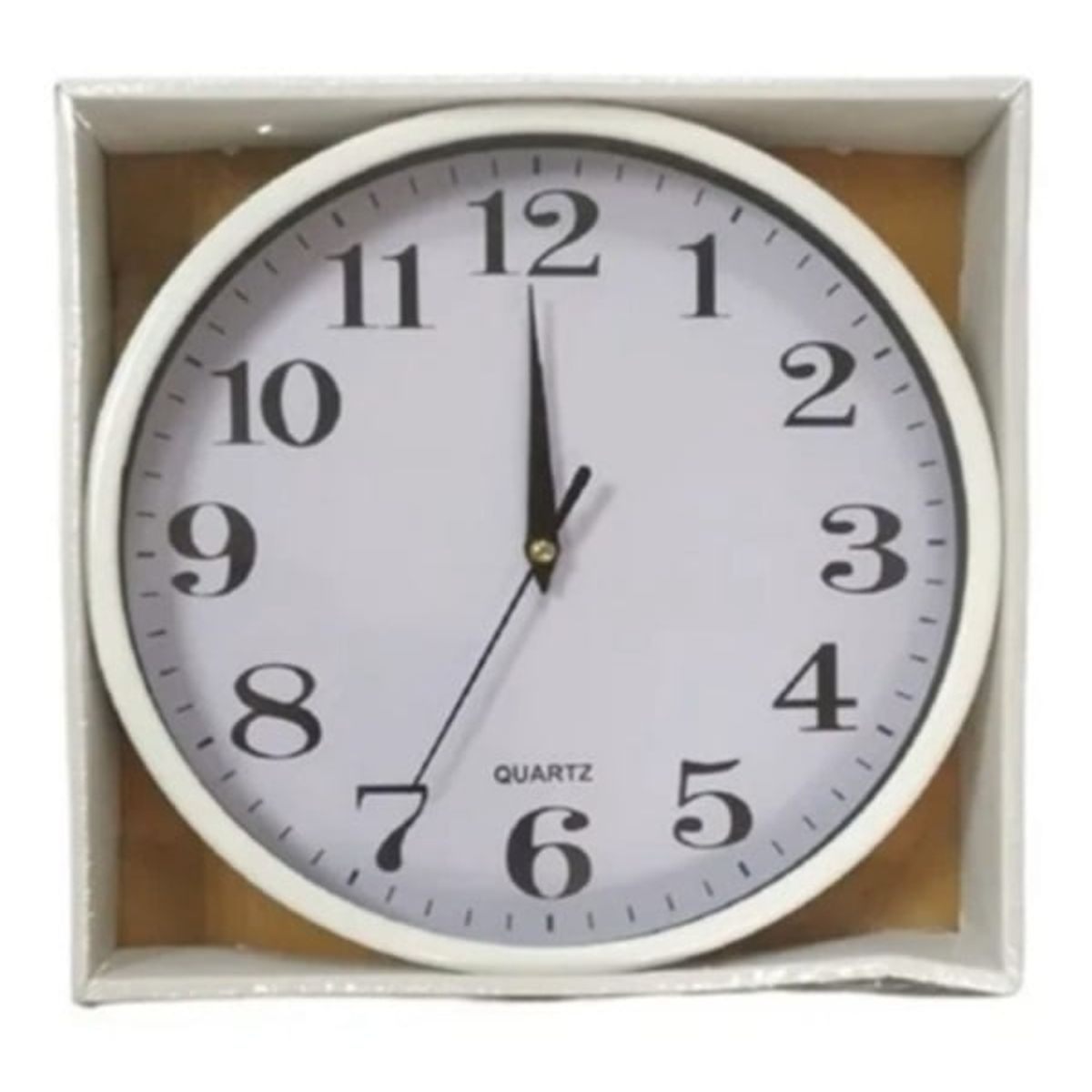 ANGELES DEL HOGAR - Reloj de Pared Decorativo Borde Blanco