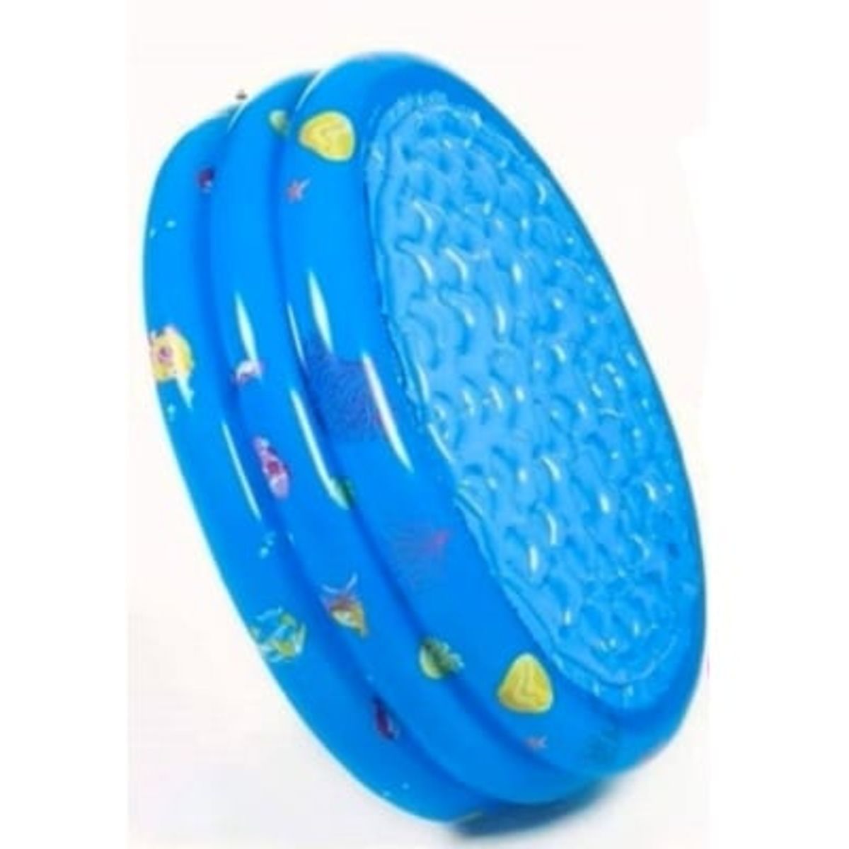 ANGELES DEL HOGAR - Piscina Inflable Para niños 3 Anillos 120cm Azul