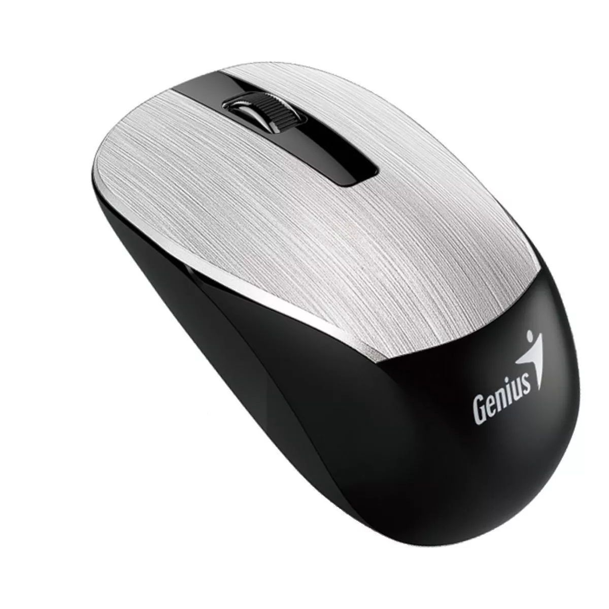 GENIUS - Mouse Inalámbrico Genius Nx-7015 Silver Wireless 1200 Dpi
