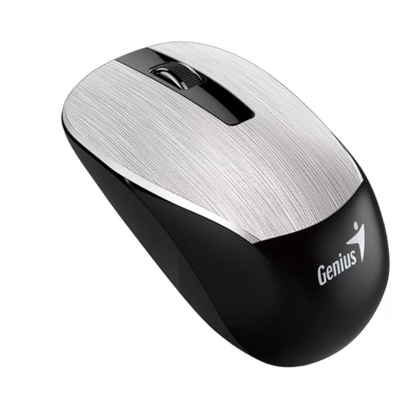 GENIUS - Mouse Inalámbrico Genius Nx-7015 Silver Wireless 1200 Dpi