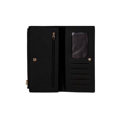 Imagen 2 del producto 2 Billeteras de mujer Delia negra y taupe