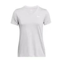 Polera manga corta Tech mujer Gris