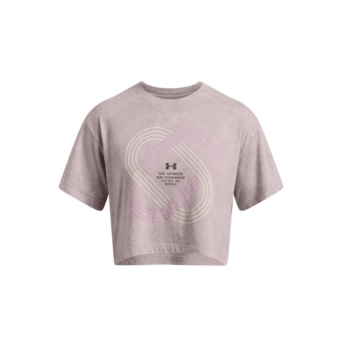 UNDER ARMOUR - Polera manga corta RunAnywhere mujer Gris UNDER ARMOUR