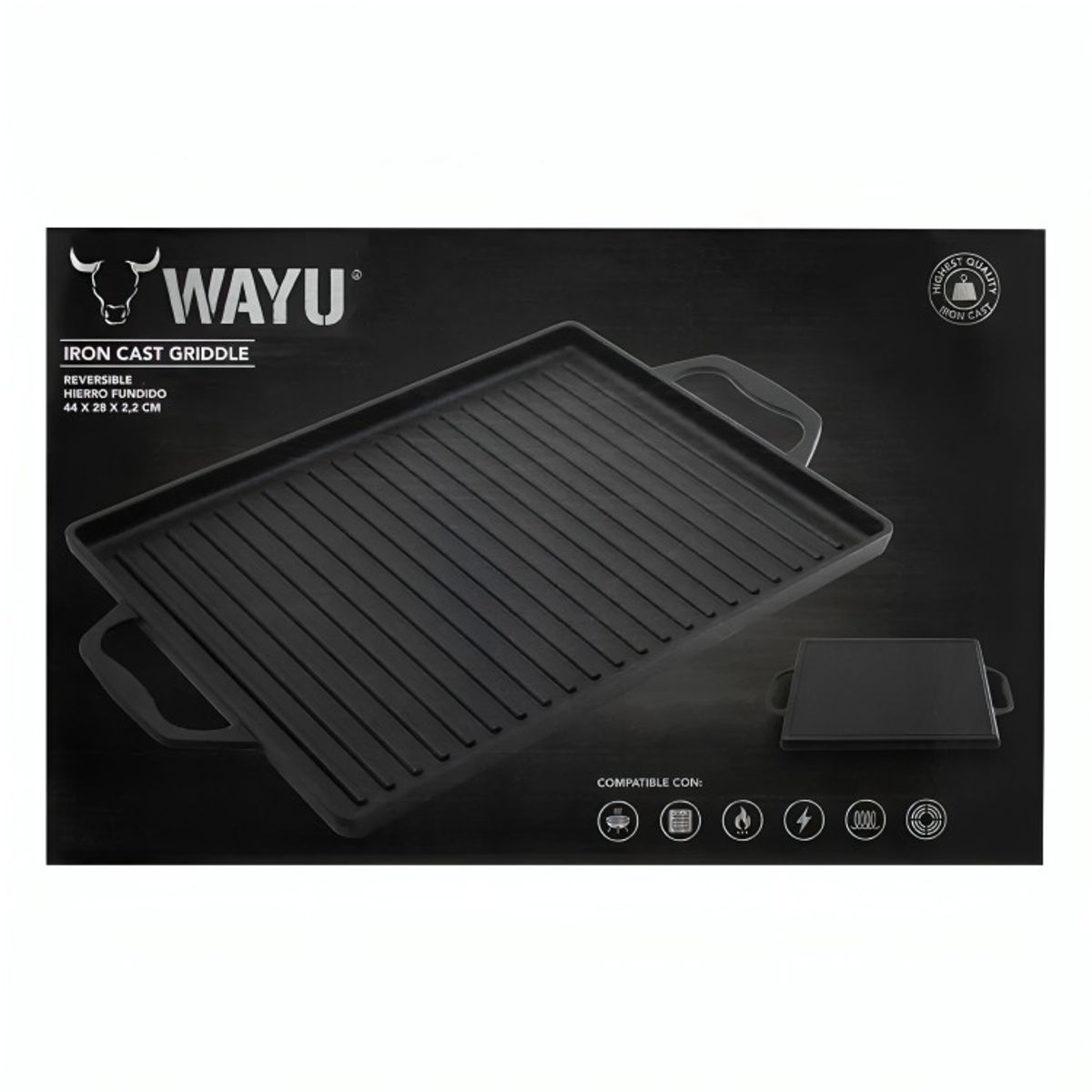 WAYU - PLANCHA AZAS IRON CAST WAYU