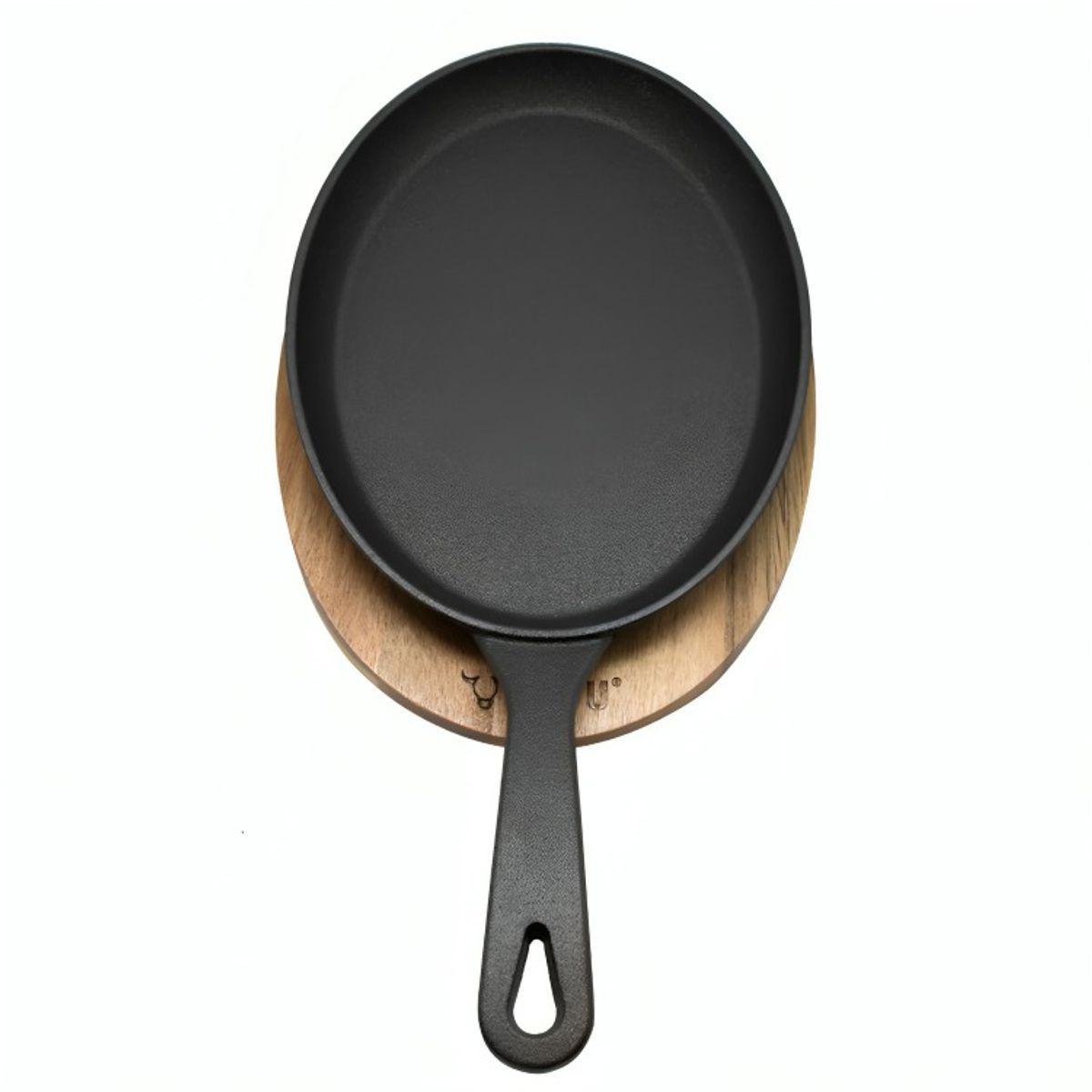 WAYU - SARTEN IRON CAST BASE MADERA WAYU