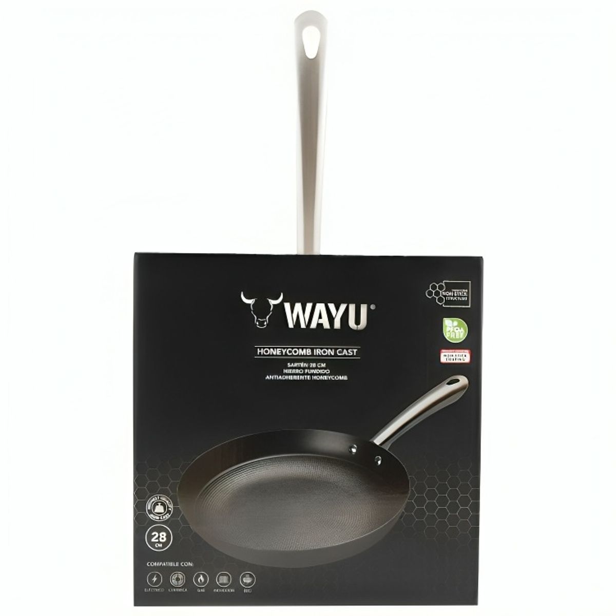 WAYU - SARTEN 28 cm IRON CAST HONEYCOMB WAYU