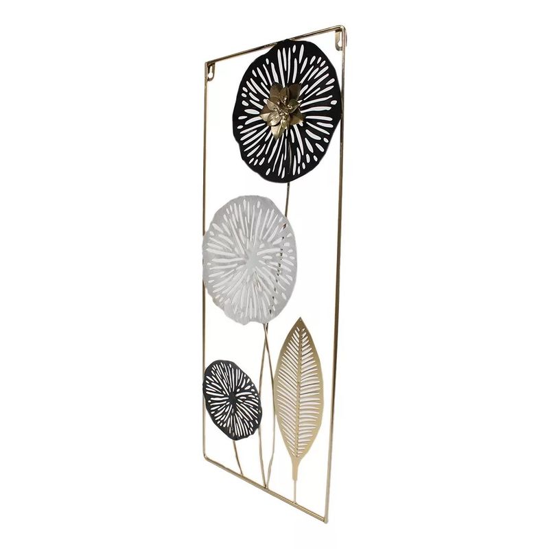 GENERICO - Cuadro Metalico Decorativo Rectangular 60x24cm