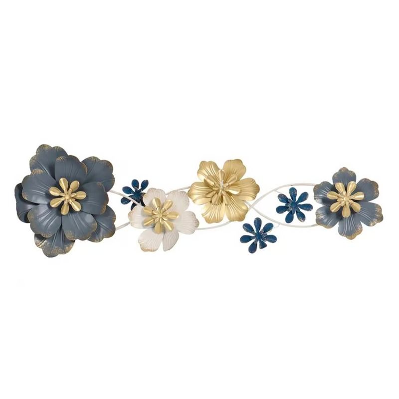 GENERICO - Adorno de Pared Colgante Diseño de Flores 80x26cm
