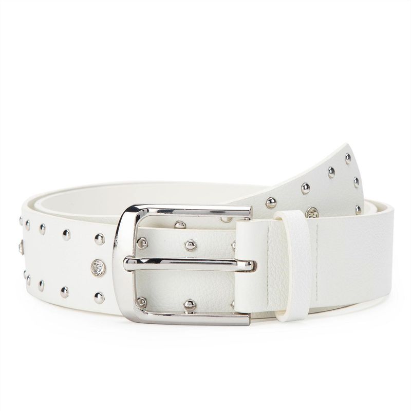 GACEL - Cinturón - Mujer - Ancho 4 cms - Gacel - Blanco