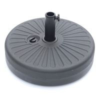 Base Redonda Para Quitasol 21 kg Negro