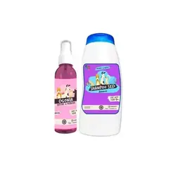 MASCOKITS - Kit Para Gato Shampoo Seco Colonia Frambuesa-Fruitilicious.