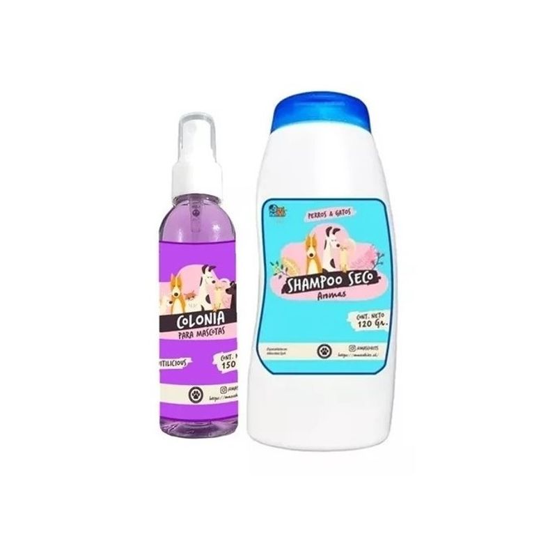 MASCOKITS - Kit Para Perro Shampoo Seco  Colonia Coco-Fruitilicious