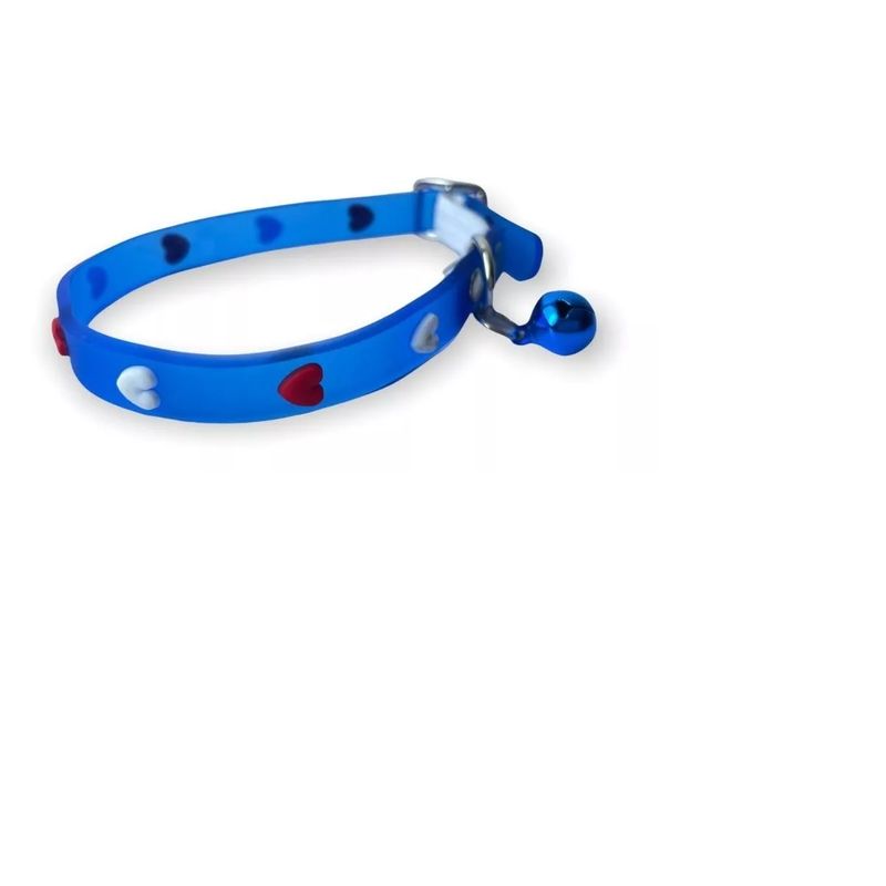 GENERICO - Collar Para Mascota Collar De Silicona Diseño De Corazones