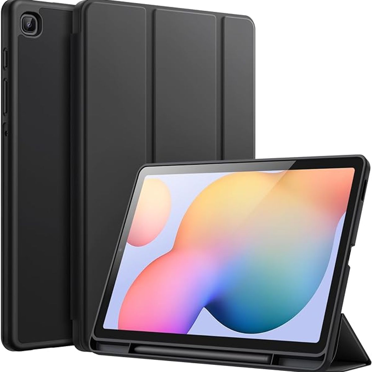 GENERICO - Funda Smart Cover Para Tablet Samsung S6 Lite 10.4 - Negro