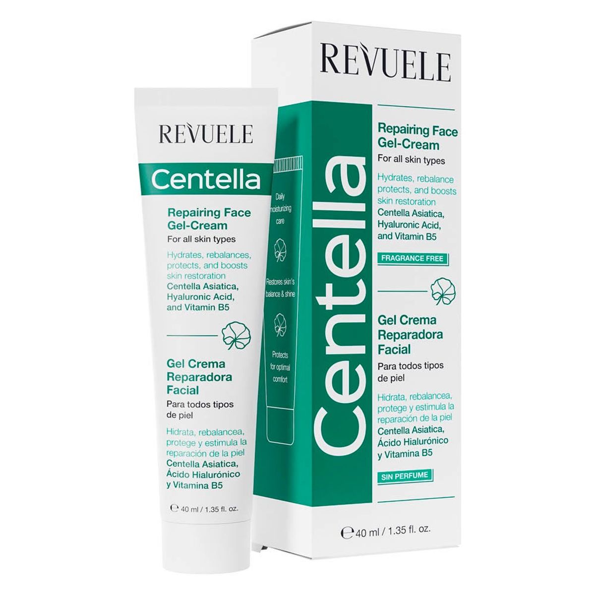 REVUELE - Centella Crema Reparadora en Gel 40Ml