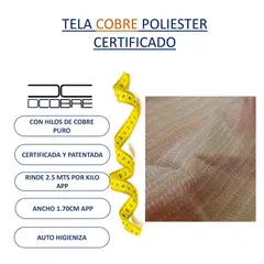 DCOBRE - 1 kilo Tela Cobre Bodys Post Operatorio.