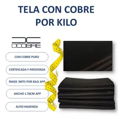 DCOBRE - 1 kilo Tela Cobre Bodys post operatorio.