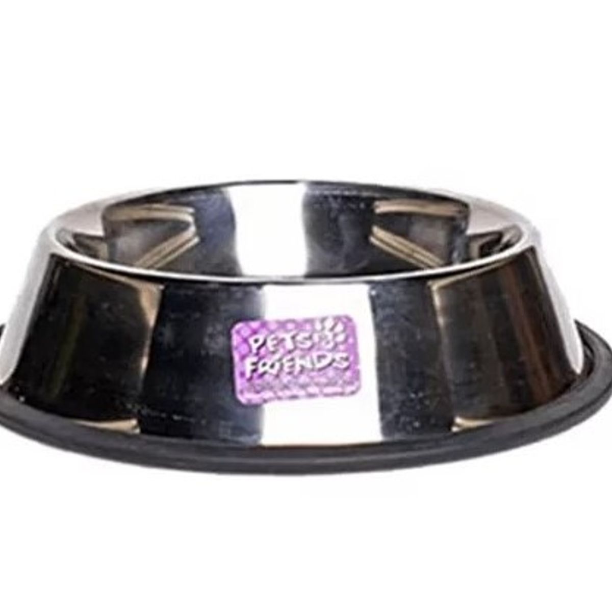 GENERICO - Plato Acero Inoxidable P Perro O Gato 300ml Antideslizante