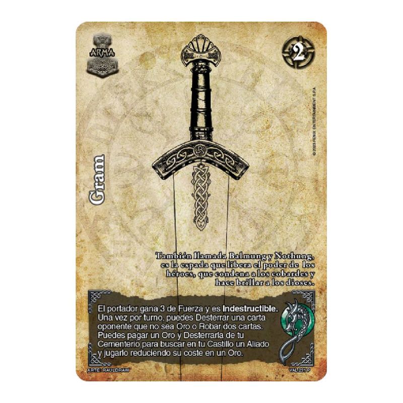 MITOS Y LEYENDAS - Carta Promo Gram Imperio Myl