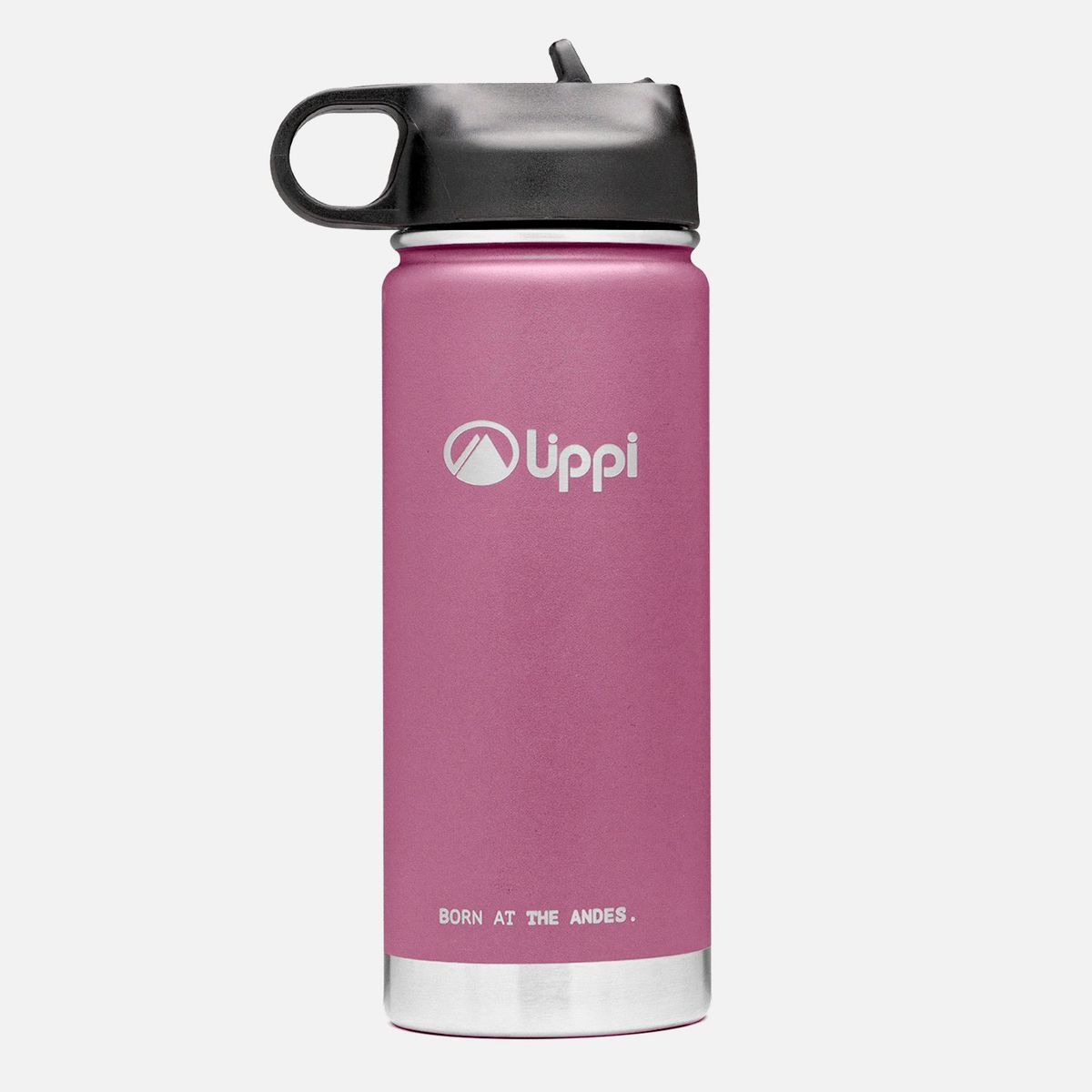 LIPPI - Botella Light Steel Sport Top Bottle 550 ML Morado Lippi