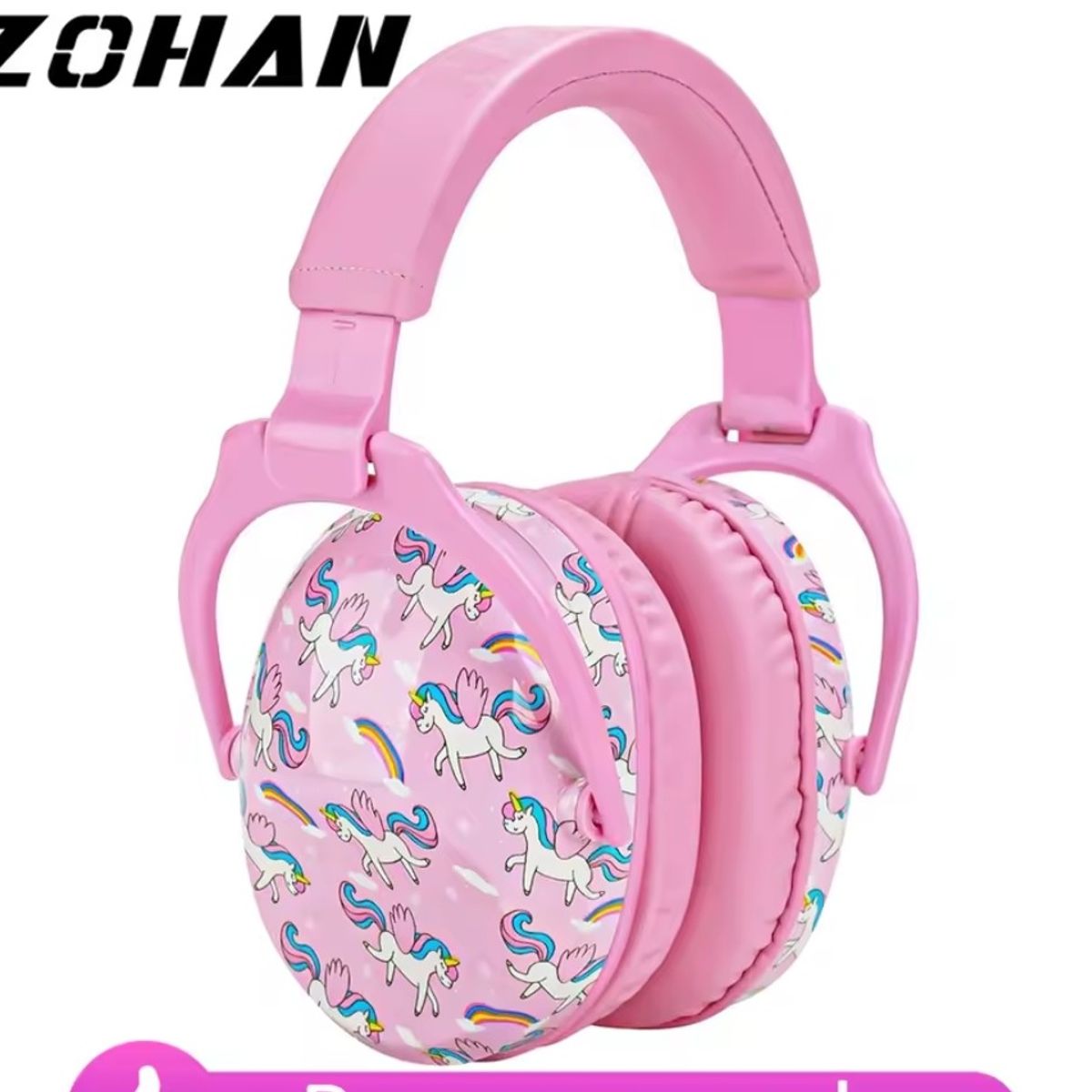 GEN - Audífonos Anti ruido reduce 25db diseño unicornio autismo