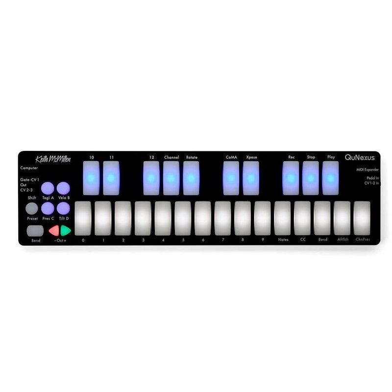 GENERICO - Controlador Midi Keith Mcmillen 25 Teclas De Led QuNexus Controller