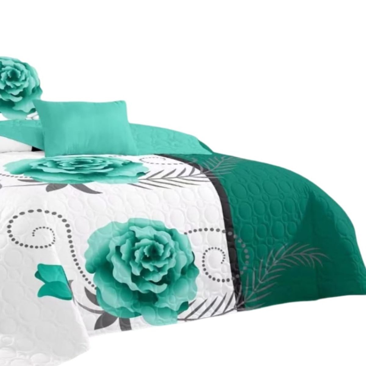 GENERICO - Cubrecama Quilt King para Verano y Primavera C1
