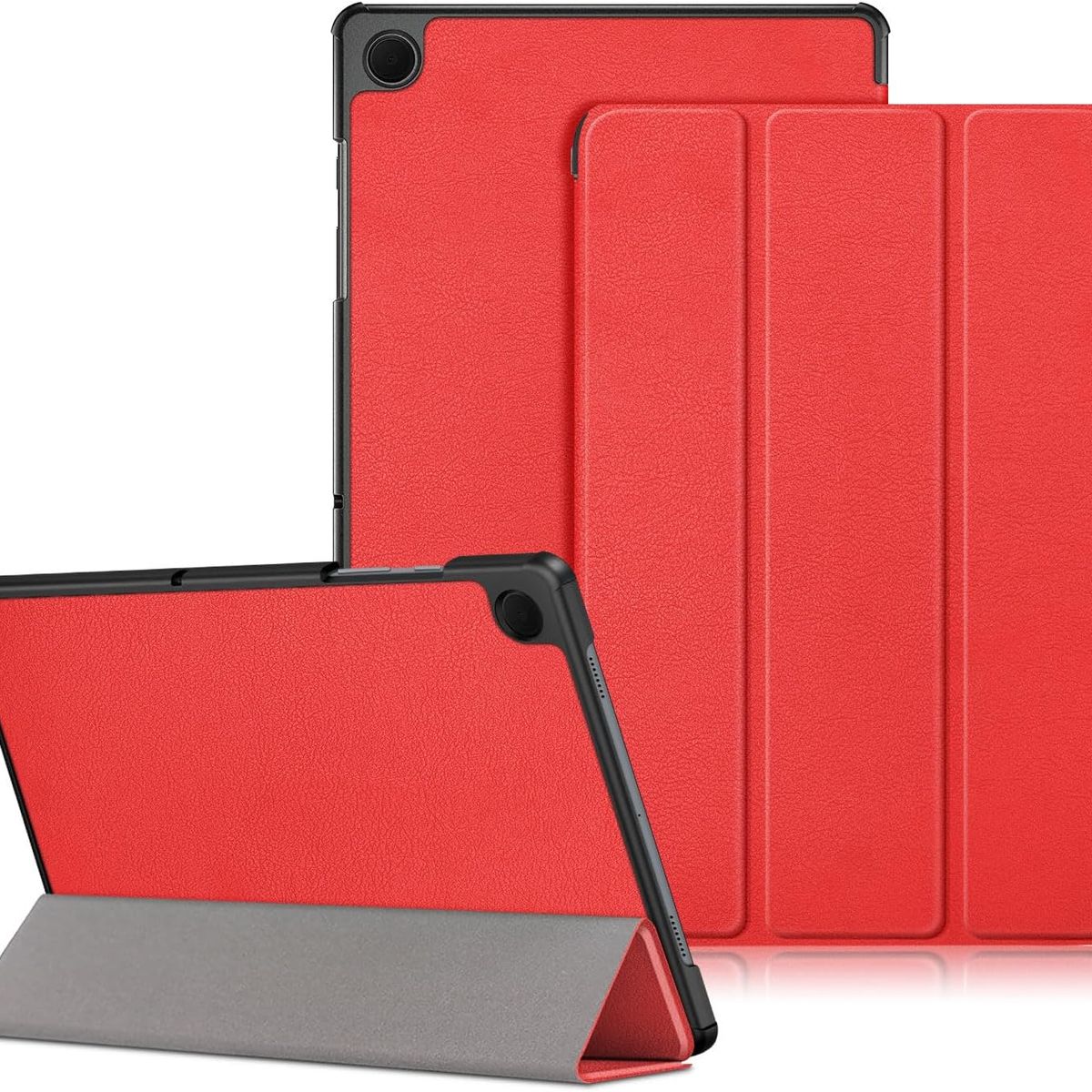 GENERICO - Funda Inteligente compatible con Samsung Galaxy Tab A9+ Rojo