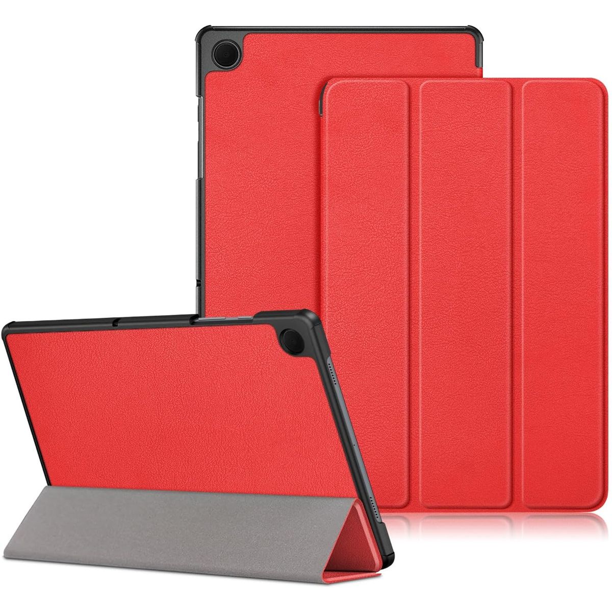 GENERICO - Funda Inteligente compatible con Samsung Galaxy Tab A9+ Rojo