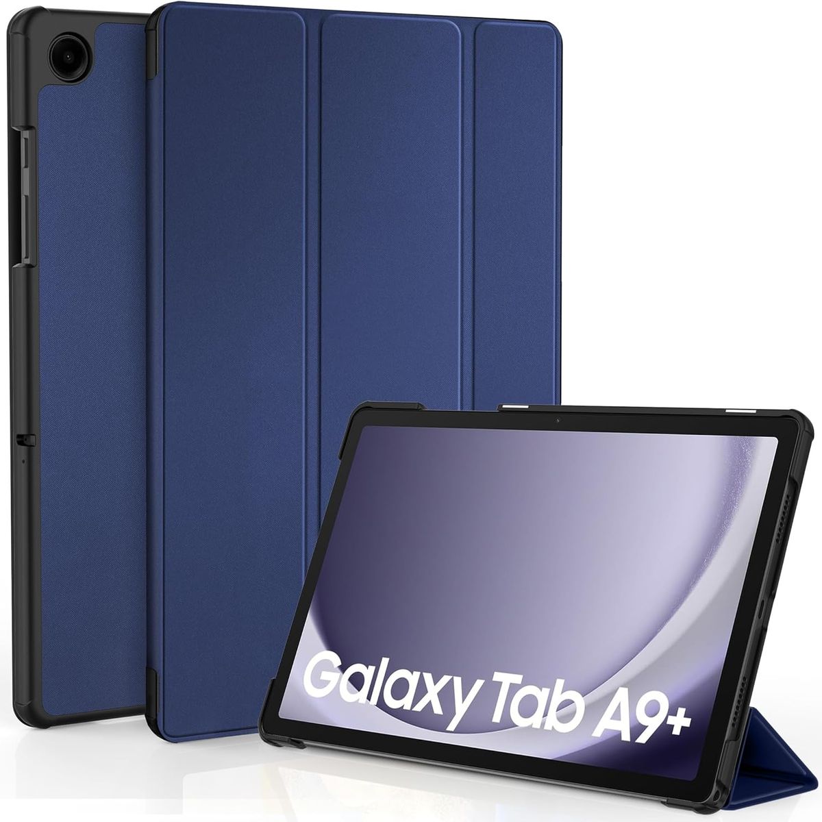 GENERICO - Funda Inteligente compatible con Samsung Galaxy Tab A9+ Azul marino
