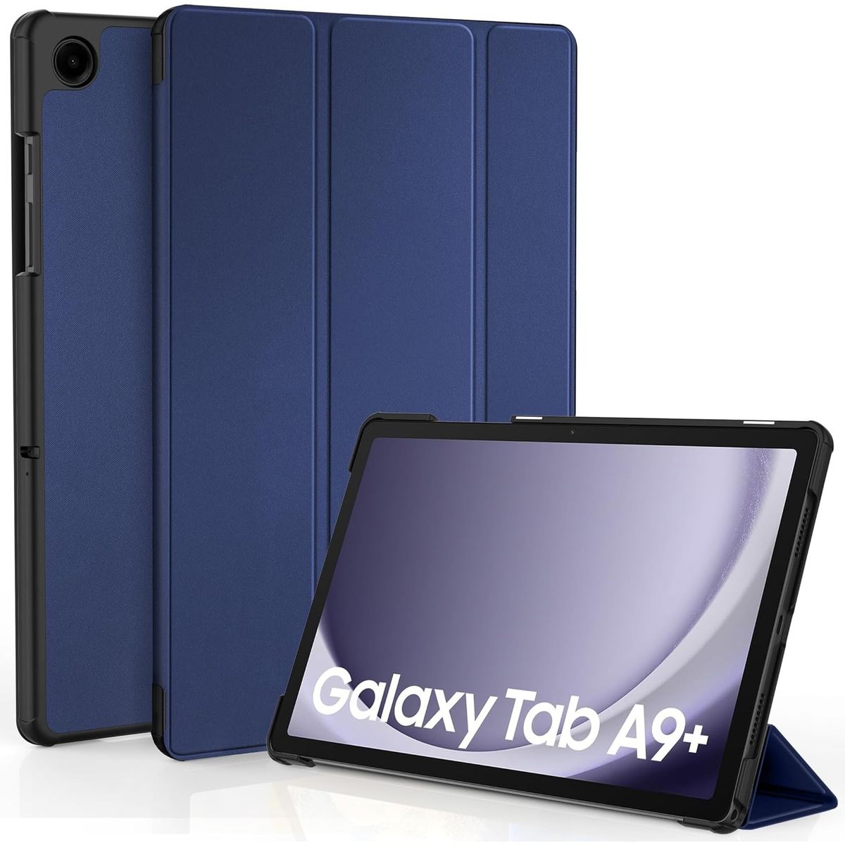 GENERICO - Funda Inteligente compatible con Samsung Galaxy Tab A9+ Azul marino