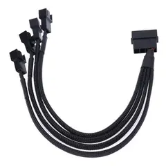 GENERICO - Cable Ventilador Molex A 4 Puertos 3pin 4pin Refrigeración