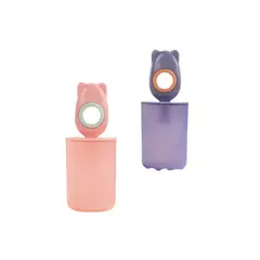GENERICO - Cepillo De Dientes Suave Para Niños 360º Silicona Forma U ROSA